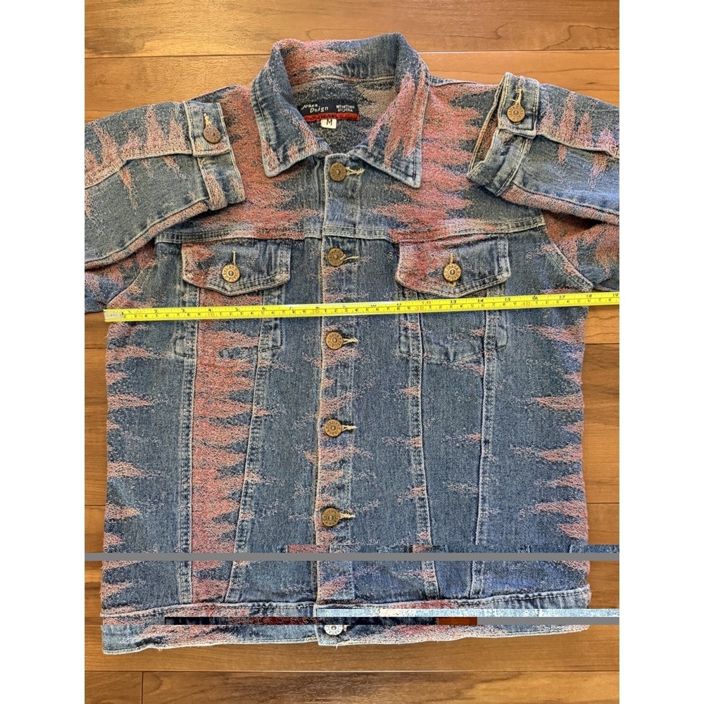 Joana Design Jeans Denim Jacket Japanese Kaeabeini Inspired Women's Size Medium - Picture 14 of 14